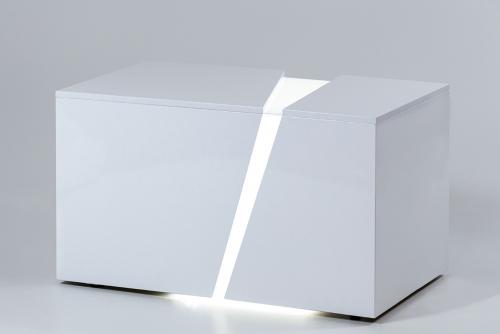 illuminated white bench_3
